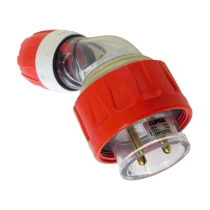 Picture of Clipsal - 56 Series, Plug IP66 Angled 4 PIN Round 20A Quick Connect Terminals