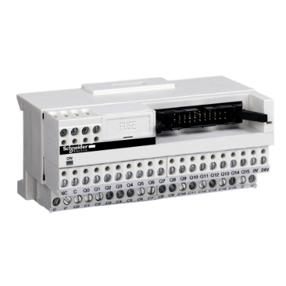 Picture of passive connection sub-base ABE7 - 8 inputs 8 outputs - Led