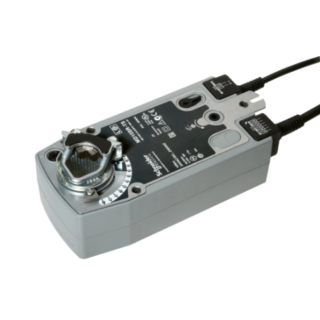 Picture of MD10-SR Damper Actuator, 2-Position, Spring Return, 110-240Vac, 24-125Vdc, 1m Cable, 10Nm, S2 Switch, IP54