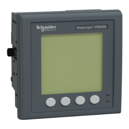 Picture of EasyLogic PM2220, Power & Energy meter, up to the 15th harmonic, LCD display, RS485, RJ45 quick click CTs