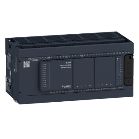 Picture of logic controller, Modicon M241, 40 IO, relay