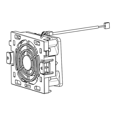 Picture of Wear part, enclosure door, fan for variable speed drive, Altivar Process 600 900, from 5.5 to 11kW