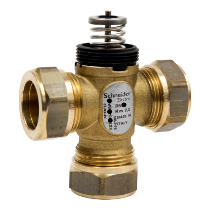 Picture of Zone Valve, 15mm, 3-Way, Compression, Brass, 1kvs