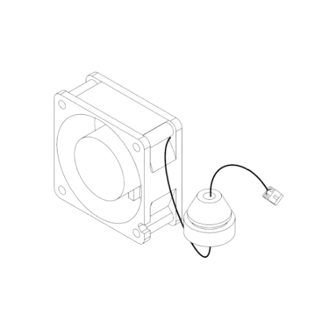 Picture of Wear part, external fan kit for variable speed drive, Altivar 212, from 3 to 7.5kW