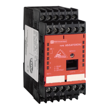 Picture of AS Interface Safety at work monitor, AS Interface, 2NO, solid state output, enhanced monitoring