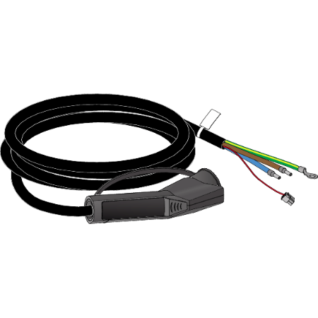 Picture of EVlink, Attached cable T1 32A 1-Ph IEC 4,5m Smart Wallbox