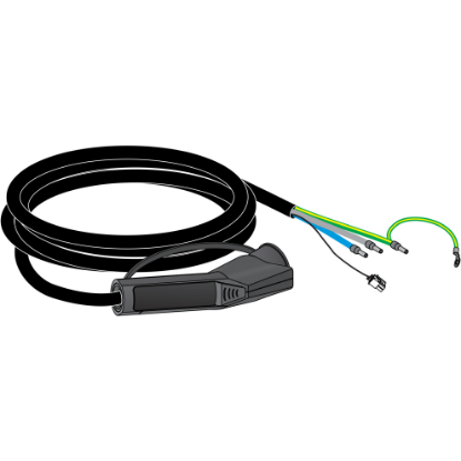 Picture of Attached Cable T1 16A 1-Ph IEC 4 meters - Wallbox EVH2 spare part