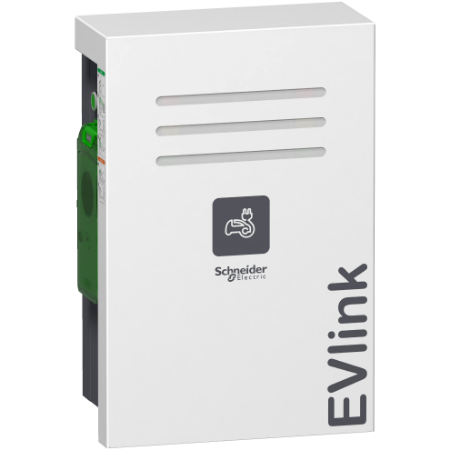 Picture of EVlink PARKING Wall Mounted 22KW 2xT2 With Shutter EV CHARGING STATION