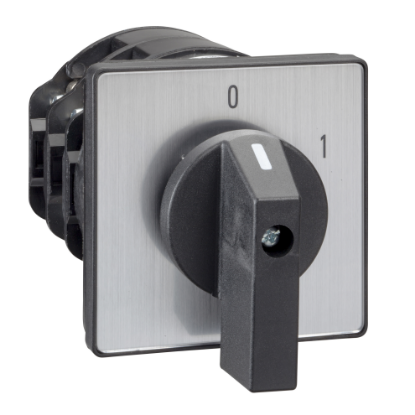 Picture of Cam changeover switch, Harmony K, front mounting, plastic, 3 poles, 30°, 150A, 88x88mm, marked 1/2