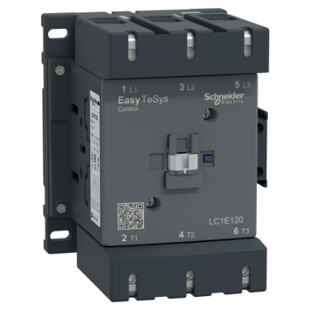 Picture of Contactor,Easy TeSys Control,LC1E,3P(3NO),AC-3,<=440V,120A,24V AC coil,50Hz