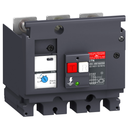 Picture of insulation monitoring module, ComPact NSX 100/160/250, 200 VAC to 440 VAC 50/60 Hz, 0.1 A to 1 A, 3 poles