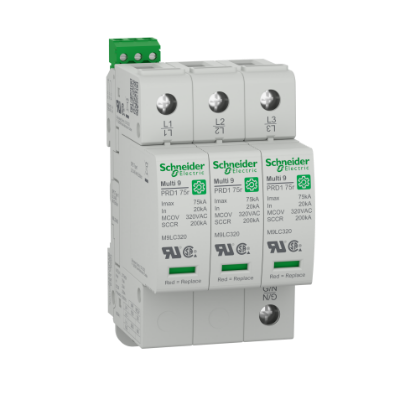 Picture of surge arrester, Multi9 PRD1 75r, 3P, 277/480 V