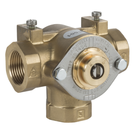 Picture of MB 3-Way threaded Shoe valve, 1-1/2" (Rp 1-1/2) Kvs 21