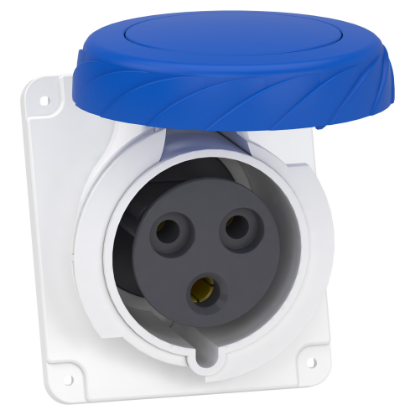 Picture of Socket, Mureva PK, panel-mounted, fast connection, 32A, 2P+E, 220V, IP67