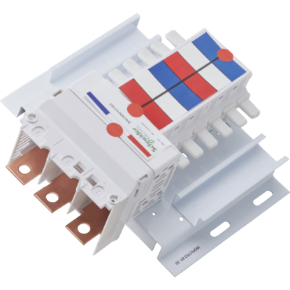 Picture of Acti9, SAU Chassis 3PH 400A, 18mm for iC60 MCB & RCBO, 12 Poles, Top or Bottom Feed