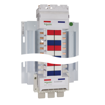 Picture of Acti9, SAU Chassis 3PH 400A, 18mm for iC60 MCB & RCBO, 12 Poles, Dual Feed