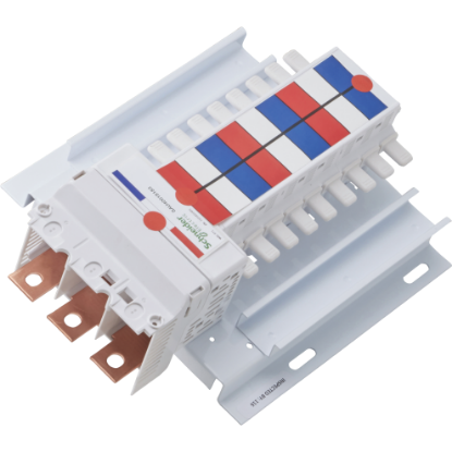 Picture of Acti9, SAU Chassis 3PH 400A, 18mm for iC60 MCB & RCBO, 18 Poles, Top or Bottom Feed