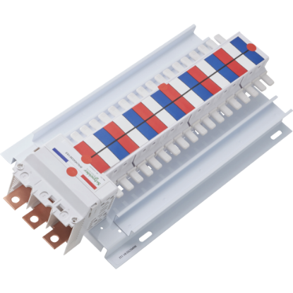 Picture of Acti9, SAU Chassis 3PH 400A, 18mm for iC60 MCB & RCBO, 36 Poles, Top or Bottom Feed