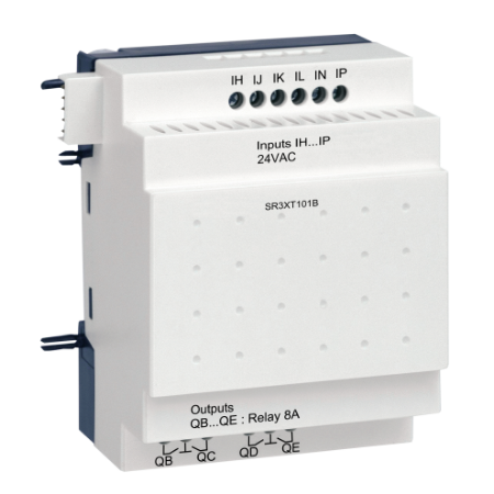 Picture of Zelio Logic, Discrete I/O extension module, 10 I/O, 24 V AC