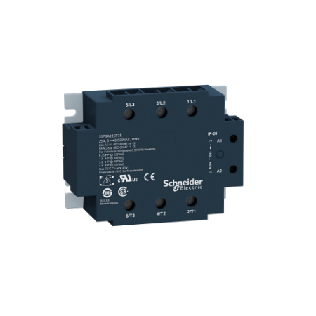 Picture of Solid state relay, Harmony, 50A, panel mount, random switching, input 180â€¦280V AC, output 48â€¦530V AC