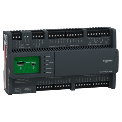 Picture of SpaceLogic automation server, AS-B-36, 36 I/O points, BACnet, MS/TP, modbus, scalable