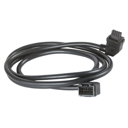 Picture of Extension cord, SpaceLogic, S-cable, for automation server I/O bus, L-shaped connectors, 1.5m