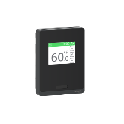 Picture of SmartX Cover Plate, for Sensor Base, Touchscreen, Setpoint, Override, PIR, Optimum Black Cover