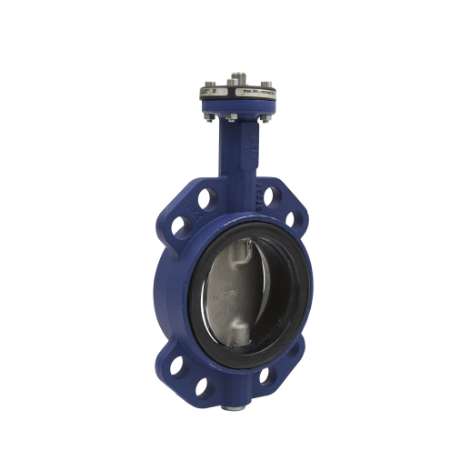 Picture of VF208W Butterfly Valve, 2-Way, DN100, Wafer Flanged, 316 SS Disc, EPDM Liner, Kvs 760 mÂ³/h, Max âˆ†P 600 kPa.