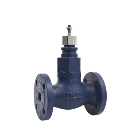 Picture of Globe Valve, 15mm, 2-Way, Flanged, stem Up Closed, Stainless Steel, 0.6kvs, Glycol 25-50% Steam and Water