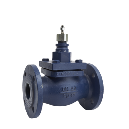 Picture of Globe Valve, 50mm, 2-Way, Flanged, stem Up Closed, Stainless Steel, 40kvs, Glycol 25-50% Steam and Water