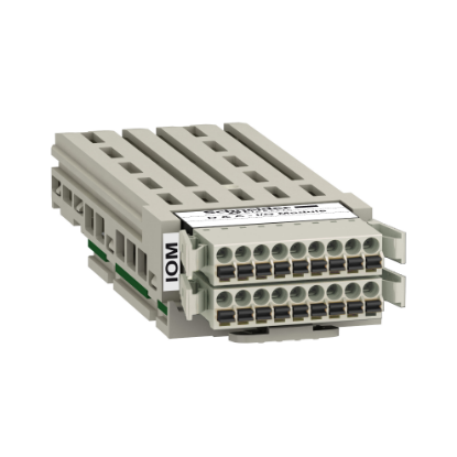 Picture of additional Input Output module, Altivar, 24V DC, 1 removable spring connector