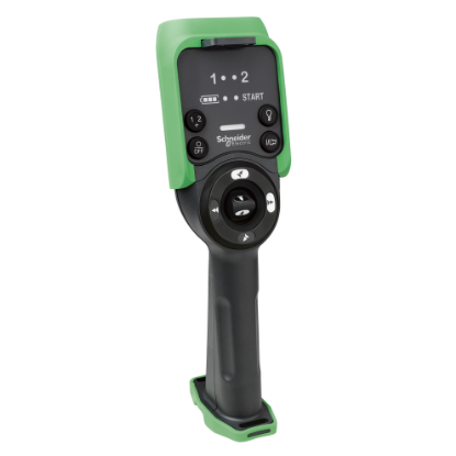 Picture of Harmony eXLhoist, standard, Remote control, LED, 6 motion push buttons, 2 auxiliary push buttons, MBC (tandem)
