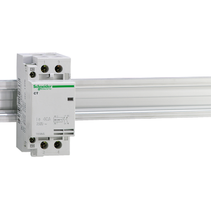 Picture of contactor CT - 2 poles - 2 NO - 16 A - 230..240 V AC