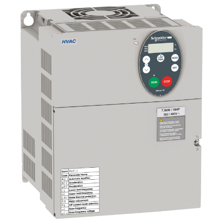 Picture of variable speed drive - ATV21 - 11kW 15HP - 480V - EMC filter class A - IP20