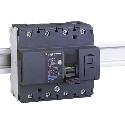 Picture of Miniature circuit breaker (MCB), Acti9 NG125H, 4P, 10A, C curve, 36kA (IEC/EN 60947-2)