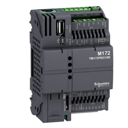 Picture of Controller, Modicon M171/M172/M173, performance, blind, 18 IO, Ethernet, Modbus