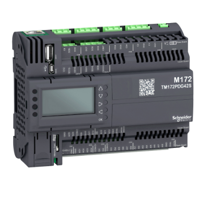 Picture of Controller, Modicon M171/M172/M173, performance display 42 IO, Modbus, solid state relay