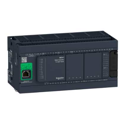 Picture of logic controller, Modicon M241, 40 IO, relay, Ethernet