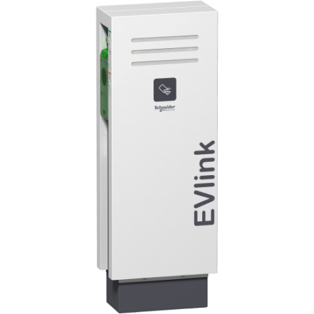 Picture of EVlink PARKING Floor Standing 22KW 2xT2 RFID EV CHARGING STATION