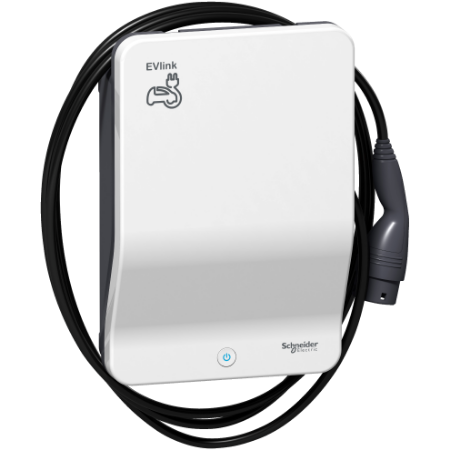 Picture of EVlink, Smart Wallbox - 7.4 kW - Attached cable T2 - Key