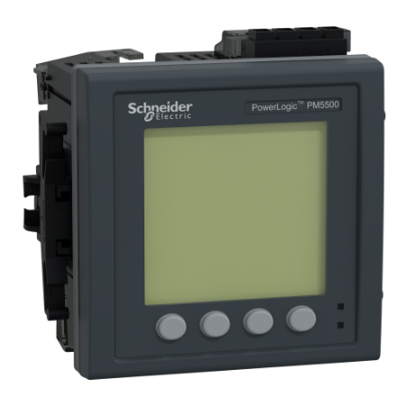 Picture of power meter PowerLogic PM5580, 2 ethernet, up to 63th Harmonic, 1,1MB, 24VDC, 4DI/2DO 52 alarms