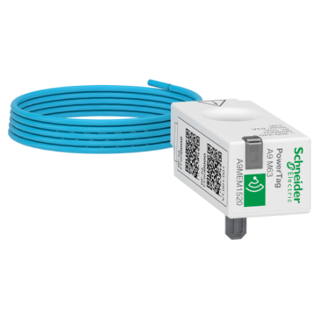 Picture of PowerLogic, Energy sensor, PowerTag Monoconnect 63A 1P+Wire top and bottom position