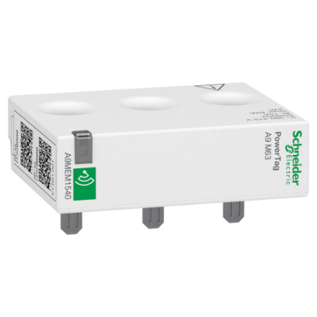 Picture of PowerLogic, Energy sensor, PowerTag Monoconnect 63A 3P top and bottom position