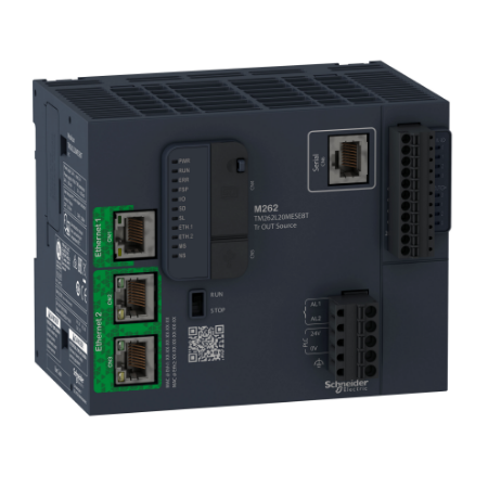 Picture of logic controller, Modicon M262, 3ns per instruction, Ethernet