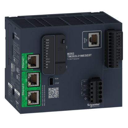 Picture of logic controller, Modicon M262, 5ns per instruction, optimized Ethernet