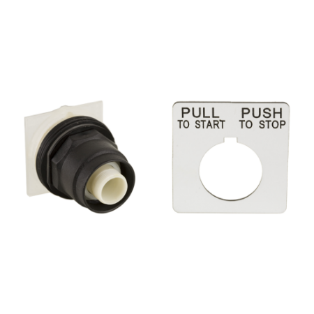 Picture of Push-button head, Harmony 9001SK, plastic, without mushroom, 30mm, 3 positions, return to center