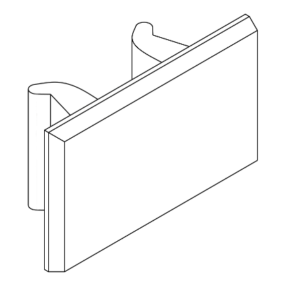 Picture of Harmony Electromechanical Relays, Clip-in legends, for RSL/SSL sockets, plastic