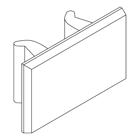 Picture of Harmony Electromechanical Relays, Clip-in legends, for RSL/SSL sockets, plastic