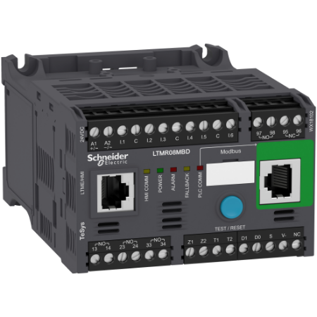 Picture of Motor Management, TeSys T, motor controller, Modbus, 6 logic inputs, 3 relay logic outputs, 0.4 to 8A, 24VDC