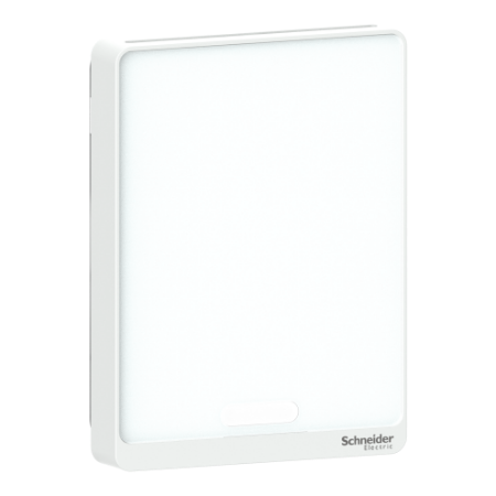 Picture of SmartX Cover Plate, for Sensor Base, Blank, PIR, Optimum White Cover